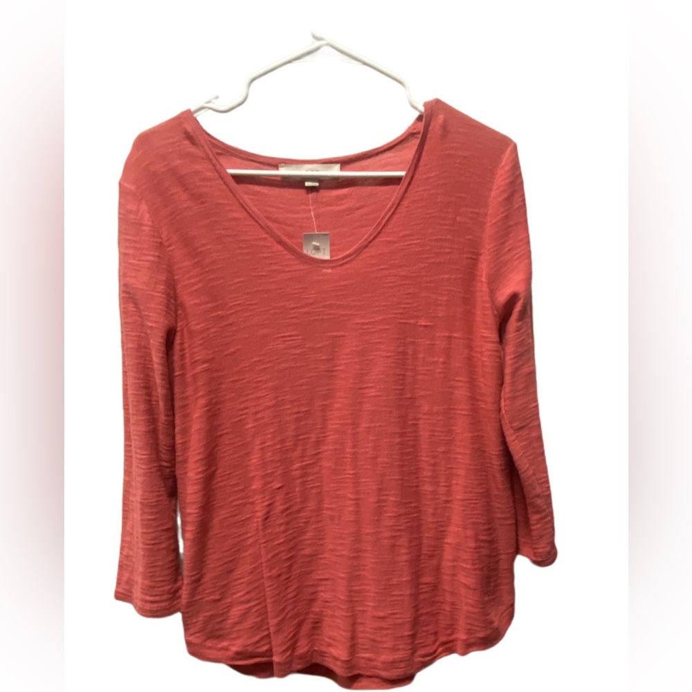 3/4 Sleeve, Pink Top from Loft